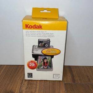 KODAK | PH160 | Color Cartridge & Photo Paper Kit